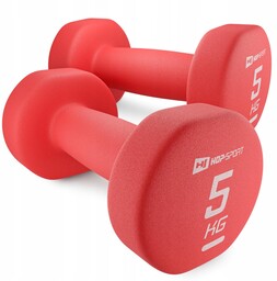 Zestaw Hantli Treningowych Żeliwnych 2x5kg Do Treningu Fitness