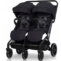Bliźniaczy Wózek Dziecięcy Easygo Echo Ebony Black