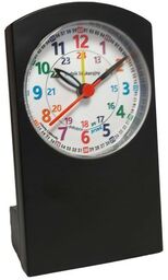 Budzik edukacyjny tower czarny