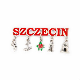 Magnes z zawieszkami Szczecin
