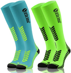 Sportowe Podkolanówki Kompresyjne Unisex 2-pack
