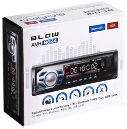BLOW Radioodtwarzacz AVH-8624 AVH-8624 (Bluetooth, USB + AUX
