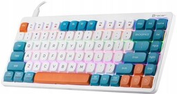 Tracer Fina 84 Outemu Red Switch Biało-Niebieska