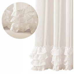 Firana gotowa z falbanami 350x250 firanka na przelotkach