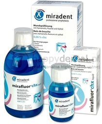 MIRADENT Mirafluor CHX 500ml 0,06% - płyn o