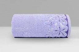 Ręcznik Bella 50x90 lawendowy frotte 450 g/m2