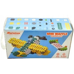 Marioinex Mini waffle Wafle Klocki konstrukcyjne SAMOLOT 60