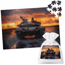 PUZZLE TRADYCYJNE - CZOŁG WOJSKO ARMIA - 110