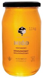 Miód mniszkowy 1,1 kg Pasieka Dziadka Brunona