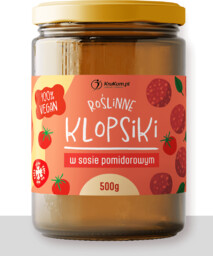 Roślinne klopsiki w sosie pomidorowym 500g