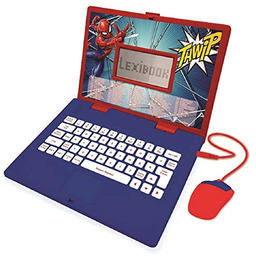 Lexibook JC598SPi3 Spider-Man Dwujęzyczny Laptop do Celów Edukacyjnych