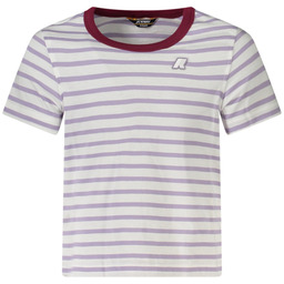 KOSZULKA K-WAY KRÓTKI RĘKAW DZIEWCZYNKA FIOLETOWA