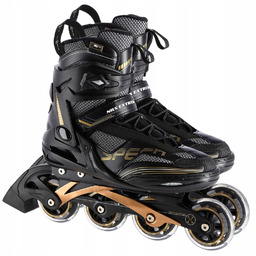 Rolki Rekreacyjne Łyżworolki Kauczukowe Kółka ABEC-9 Dla Dorosłych