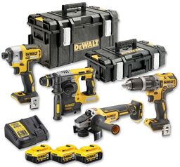 DeWalt DCK422P3 - Zestaw combo szlifierka kątowa 125