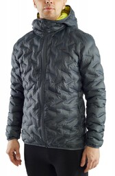 Kurtka męska puchowa Viking Aspen 08 szaro-żółty