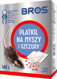 Bros Płatkil na myszy i szczury 140g