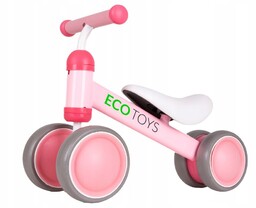 Rowerek Biegowy Treningowy Mini Rower Dla Dzieci Różowy