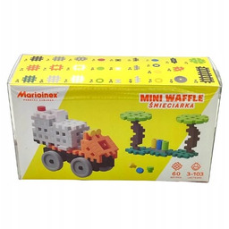 Mini waffle Marioinex śmieciarka 60el KLOCKI WAFLE