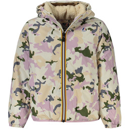 DZIEWCZĘCA KURTKA K-WAY BEŻOWA