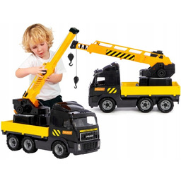 Duży Solidny Dźwig Ciężarowy – Samochód Budowlany