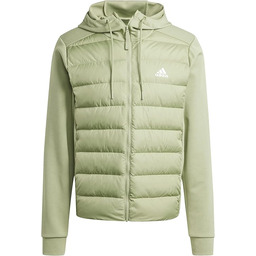 adidas Mężczyźni Essentials Hybrid Down Hooded Jacket, tent