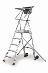 Drabina magazynowa FARAONE 5-stopniowa PL5 - 3 m