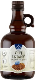 OLEOFARM Olej lniany tłoczony na zimno 500 ml
