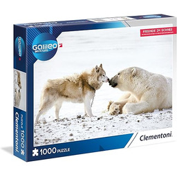 Clementoni 59091 Clementoni-59091-przyjaciele w puzzlach śnieżnych 1000 T