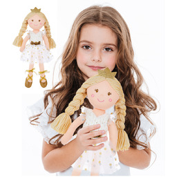 Lalka Szmaciana Szmacianka Złota Księżniczka Baletnica Sp83898