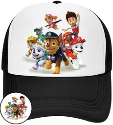 CZAPKA Z DASZKIEM PSI PATROL DLA DZIECI SIATKA