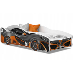 Łóżko samochód 160x80 auto materac Cars Thunder