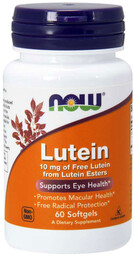 NOW Lutein 10mg Of Free Lutein From Lutein