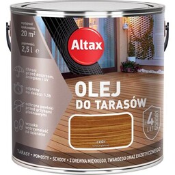 Olej do tarasu 2,5 l Cedr Altax