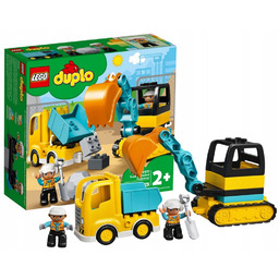 Lego Duplo 10931 Ciężarówka i koparka gąsienicowa