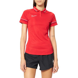 Nike Dri-Fit Academy, Polo Kobieta, Uniwersytet Czerwony/Biały/Gym Czerwony/Biały,