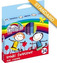 Kredki świecowe FIORELLO 24 kolory -170-1386-