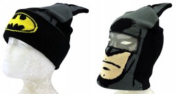 Czapka zimowa dziecięca młodzieżowa Maska DC Comics Batman
