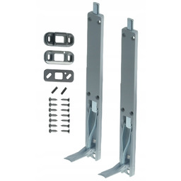 Zasuwa Wala Rygiel Nawierzchniowy Szary Do Drzwi Zasuwka