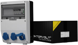 Rozdzielnica budowlana z licznikiem zużycia energii TD-S/FI 3x230V