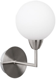 Kinkiet do sypialni Logos 21-05434 Candellux kula srebrny