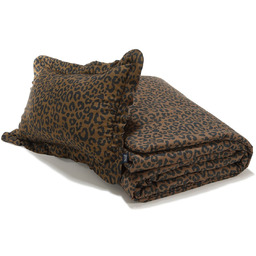 La Millou - Komplet Pościeli Bawełnianej LEOPARD CHOCO