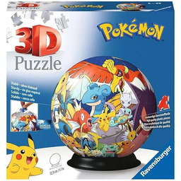 Ravensburger Puzzle 3D Kula: Pokemon 72 el.