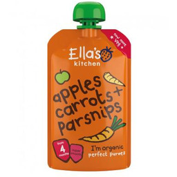 Ella''s Kitchen BIO Marchewka, jabłko i pasternak, 120g