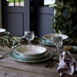 Costa Nova Talerz płytki Alentejo Turquoise 17 cm