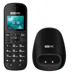 Telefon Stacjonarny Na Kartę Sim Maxcom MM35D Baza
