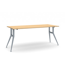 Stół konferencyjny do biura WIDE, 180x80 cm, buk