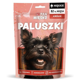 Pan Mięsko Przysmak dla psa Paluszki Królik 100g