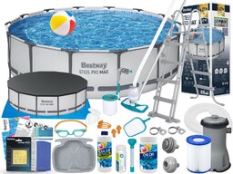Basen Bestway 427x107 Ogrodowy Stelażowy 56950 21w1
