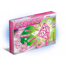 Klocki Magnetyczne Geomag Pink Panels 68EL GEO-342