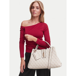 Torebka Guess Yvonne Logo HWSG23 78220 Kremowy